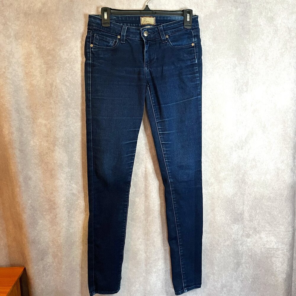 Womens Paige Peg Super Skinny Jeans . Dark denim Size 26